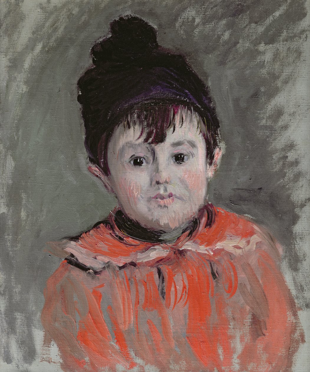 Michel Monet (1878-1966) Wearing a Bobble Hat, 1880 od Claude Monet