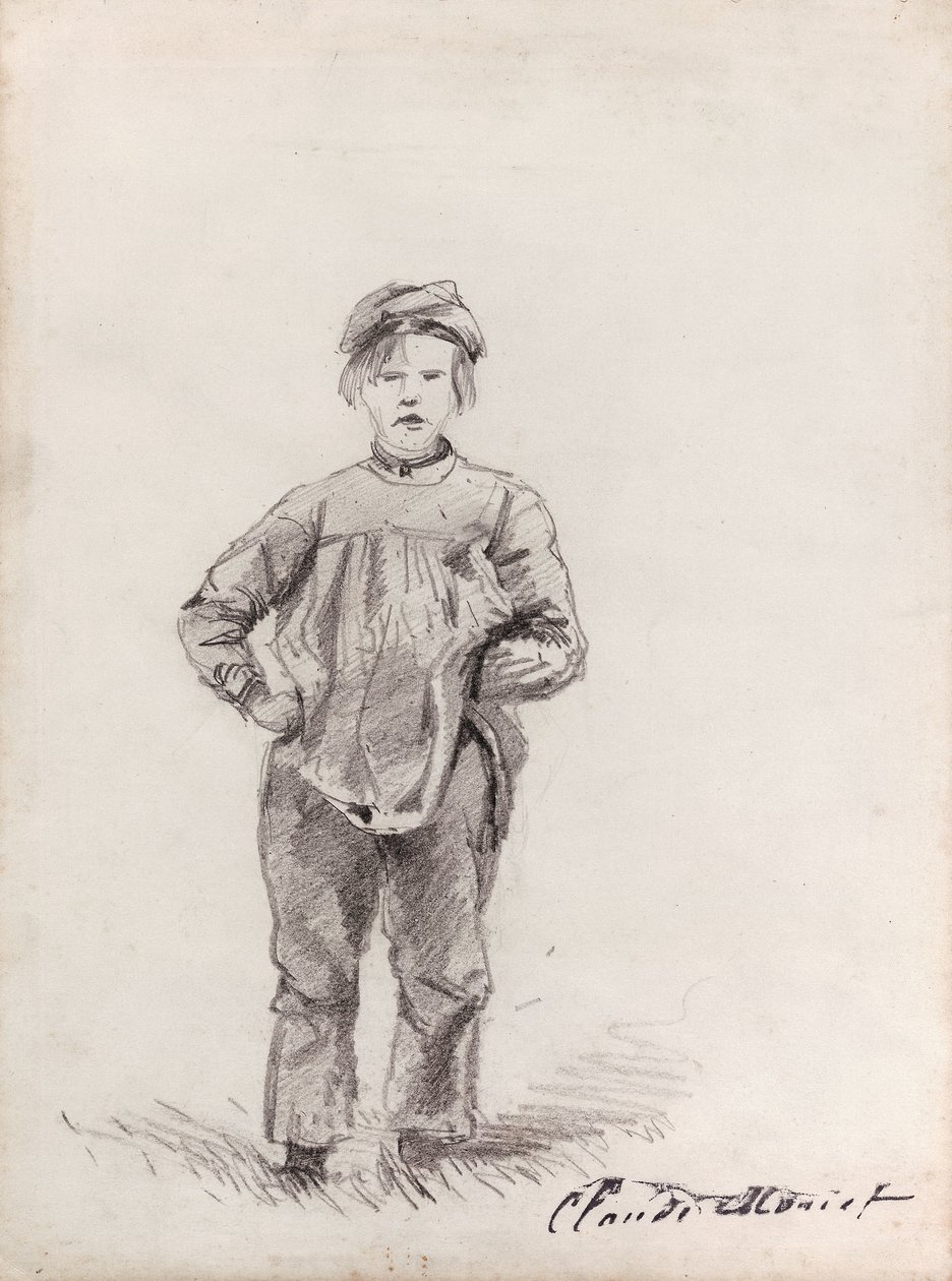 Monet - Chlapec na venkově, 1857, 2013.985 od Claude Monet