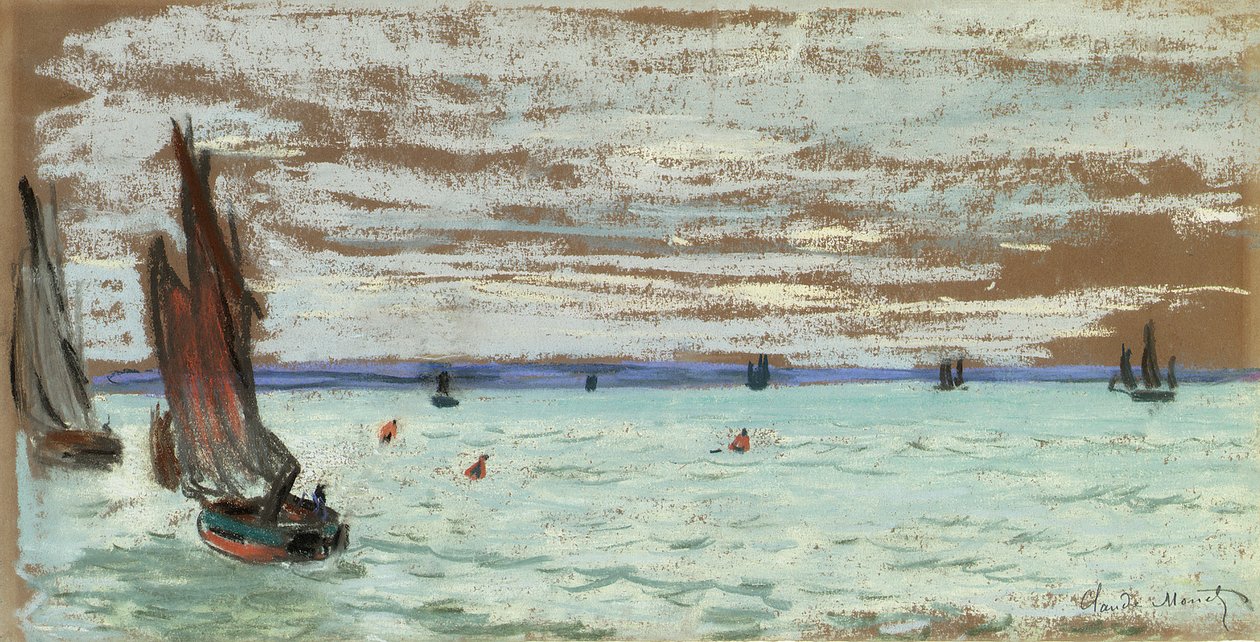 Opensea, kolem roku 1866 od Claude Monet