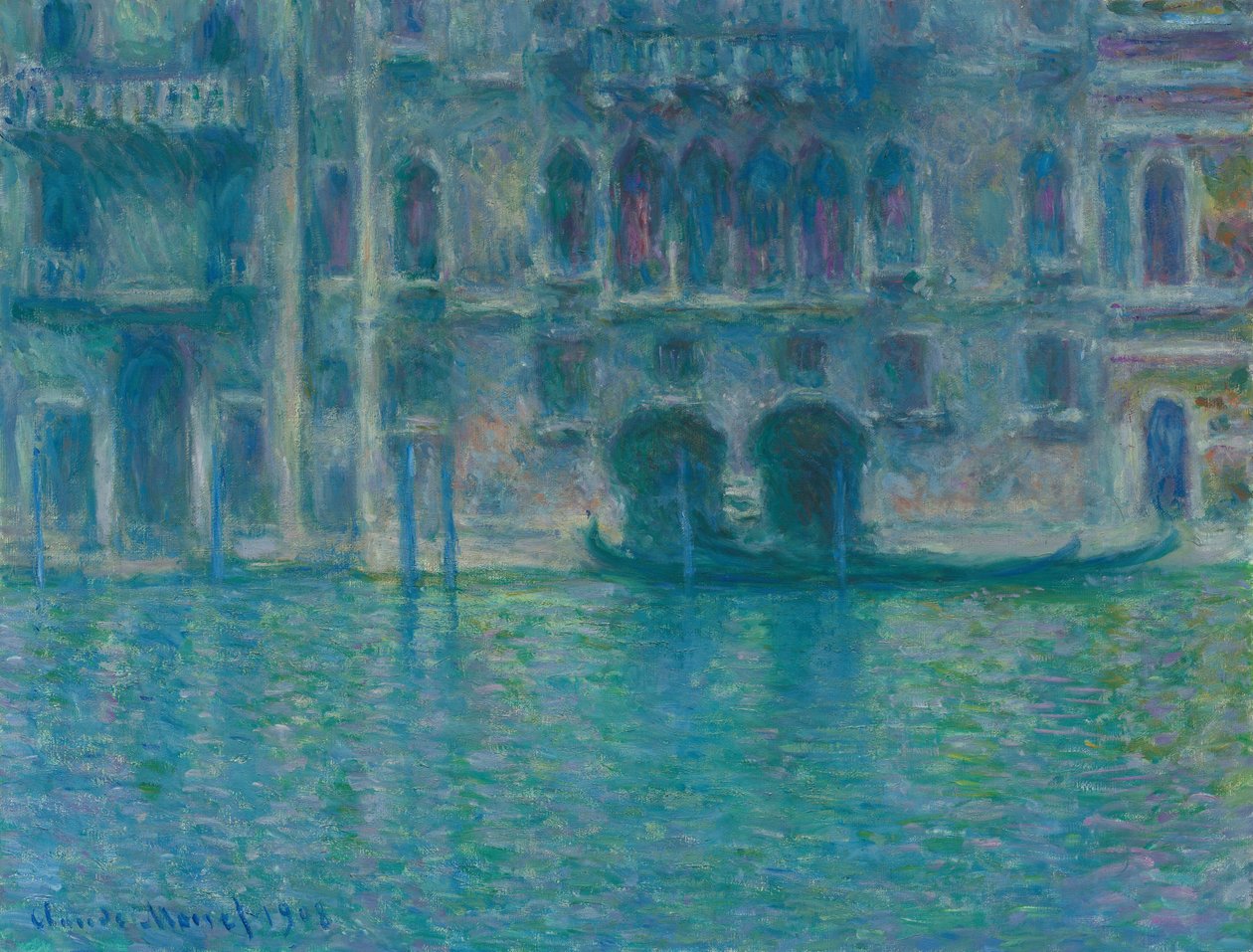 Palazzo da Mula, Benátky od Claude Monet