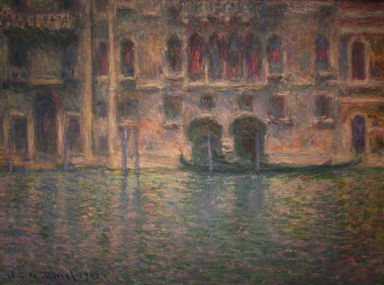 Palazzo da Mula, Benátky od Claude Monet