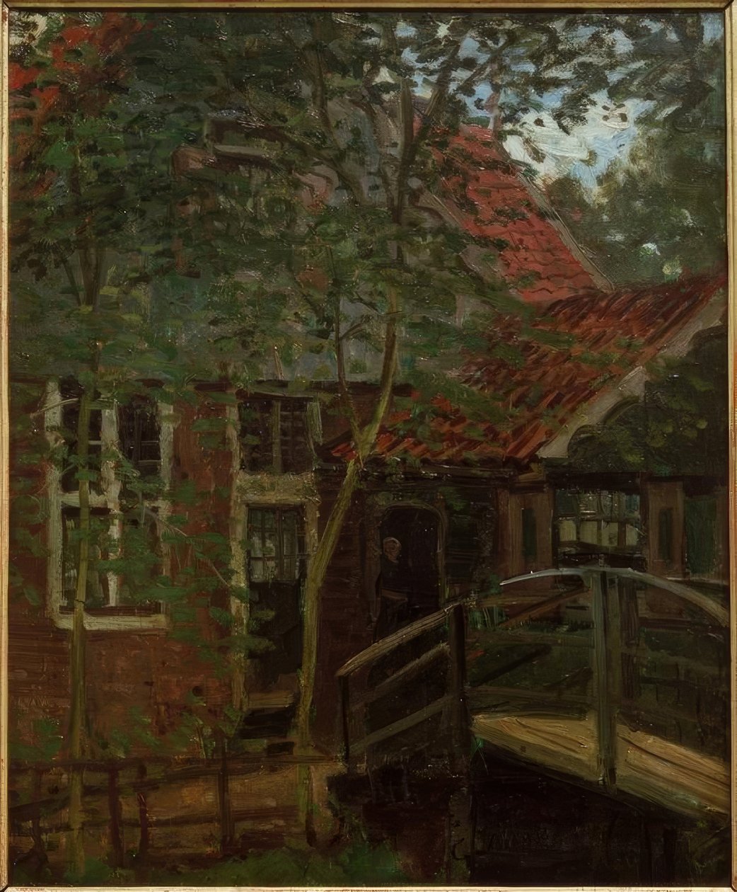 Passerelle a Hollande, Zaandam od Claude Monet
