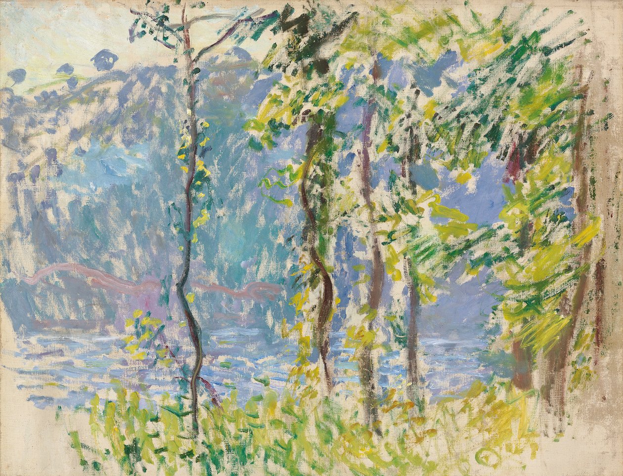 Krajina ve Villez od Claude Monet