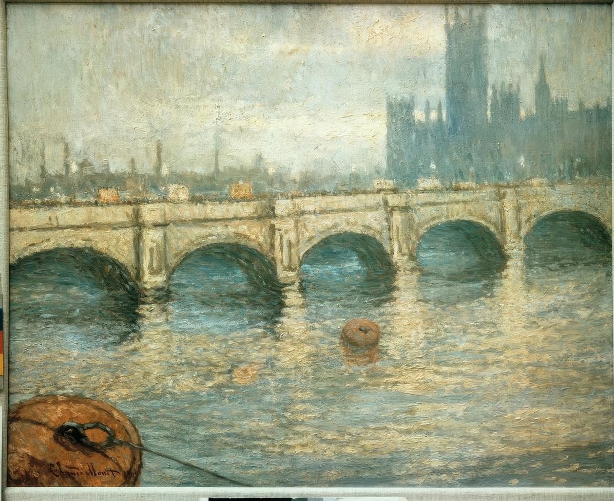 Most přes Temži od Claude Monet