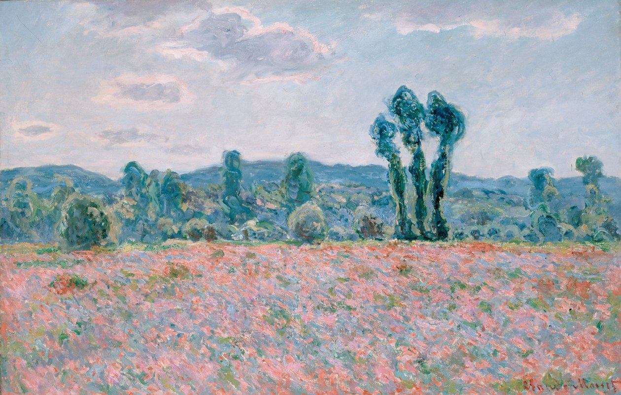 Makové pole (1886) od Claude Monet