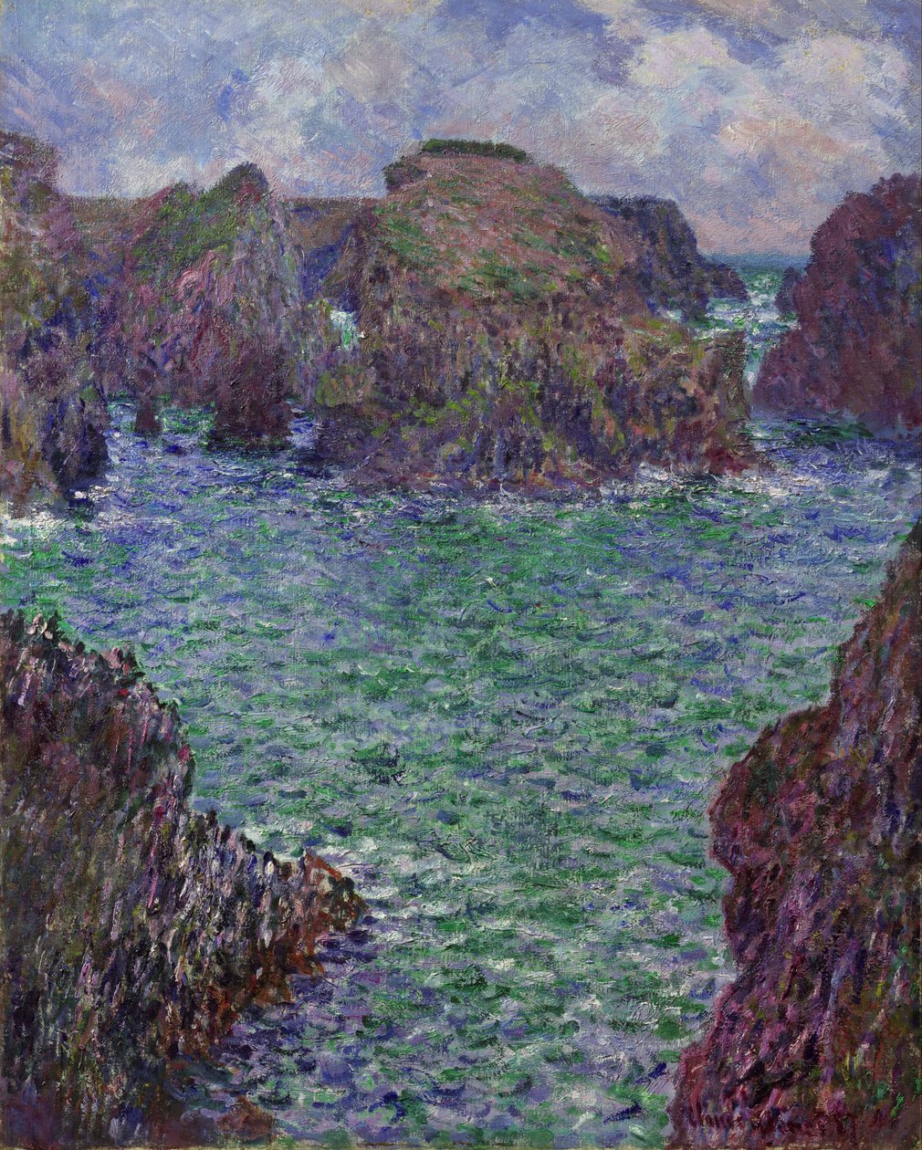 Port-Goulphar, Belle-Île od Claude Monet