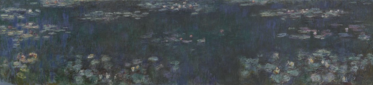 Zelené odrazy od Claude Monet