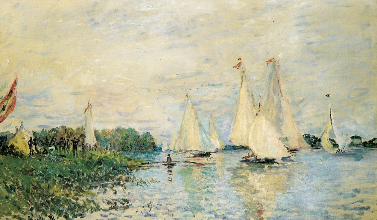 Regata v Argenteuil, 1874 od Claude Monet