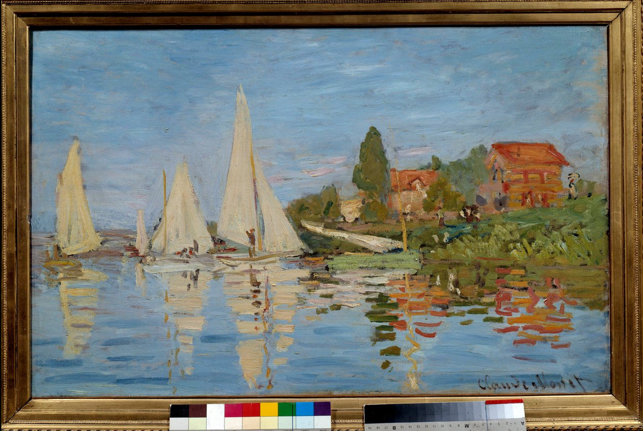 Regata v Argenteuil od Claude Monet