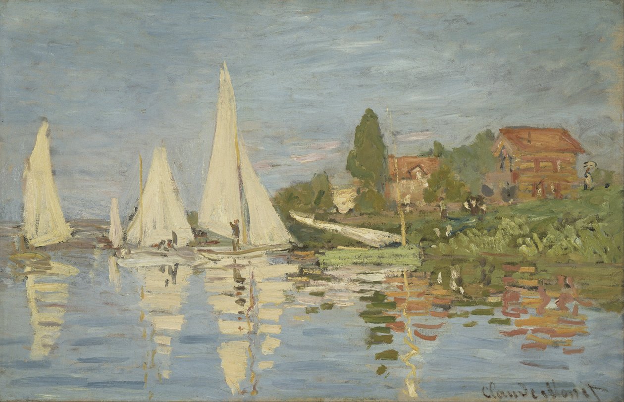 Regaty v Argenteuil od Claude Monet