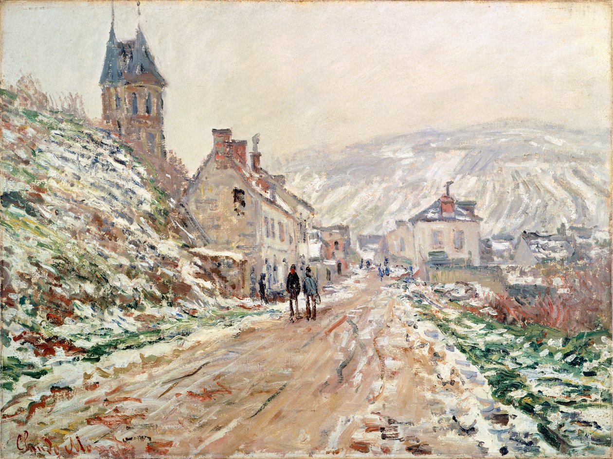 Road in Vetheuil v zimě Claude Monet (1840-1926) od Claude Monet
