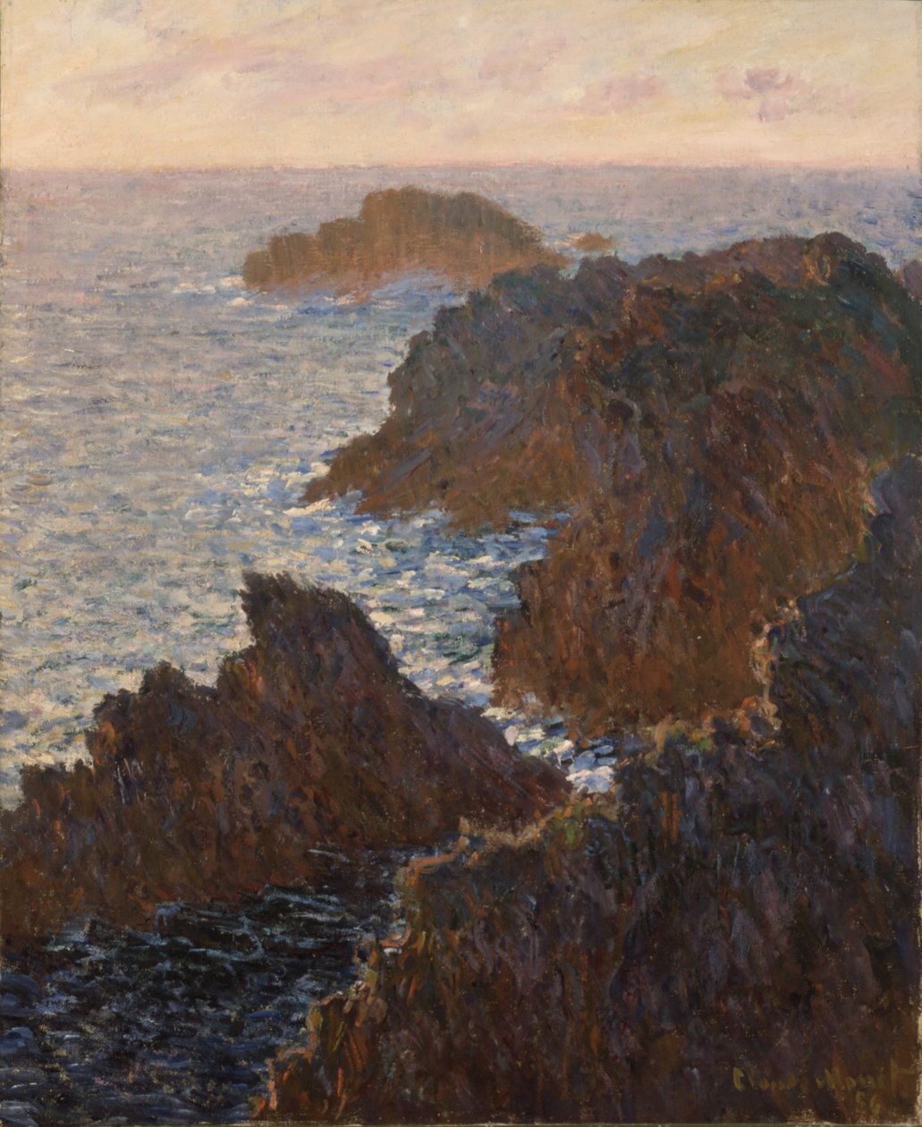 Skály v Belle-Isle, Port-Domois od Claude Monet
