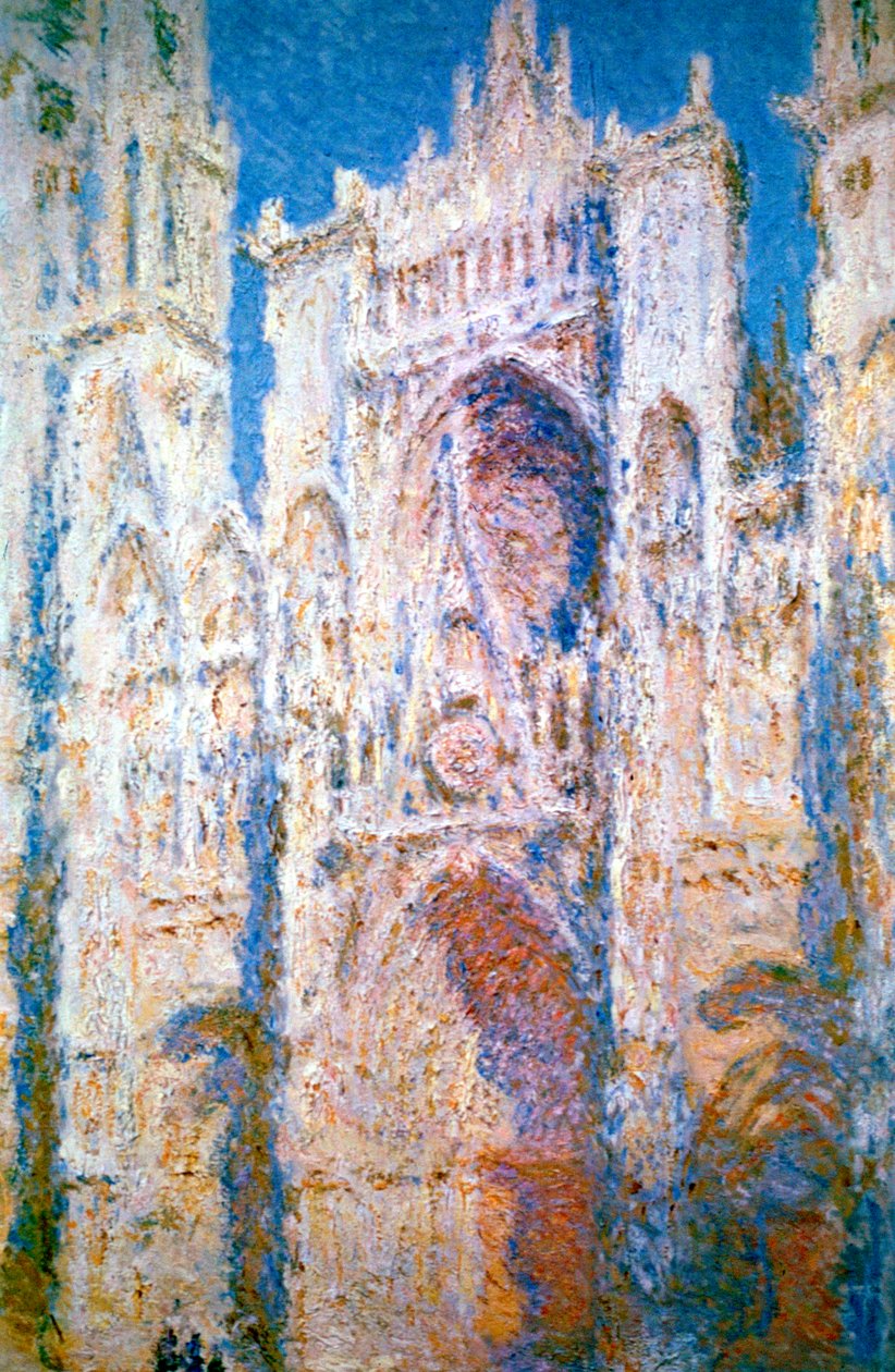 Katedrála v Rouen, Harmonie v modré a zlaté, 1894 od Claude Monet