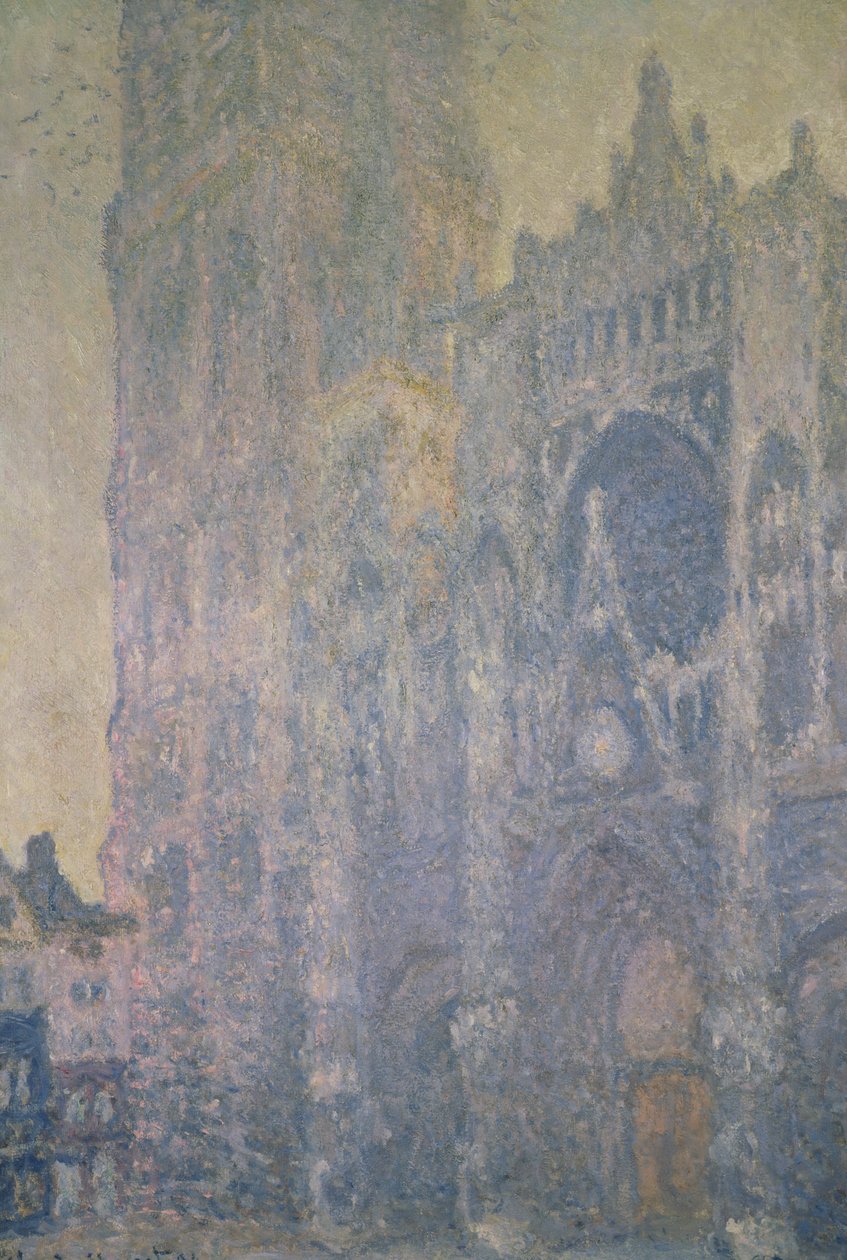 Katedrála v Rouen, Harmonie v bílé, ranní světlo, 1894 od Claude Monet