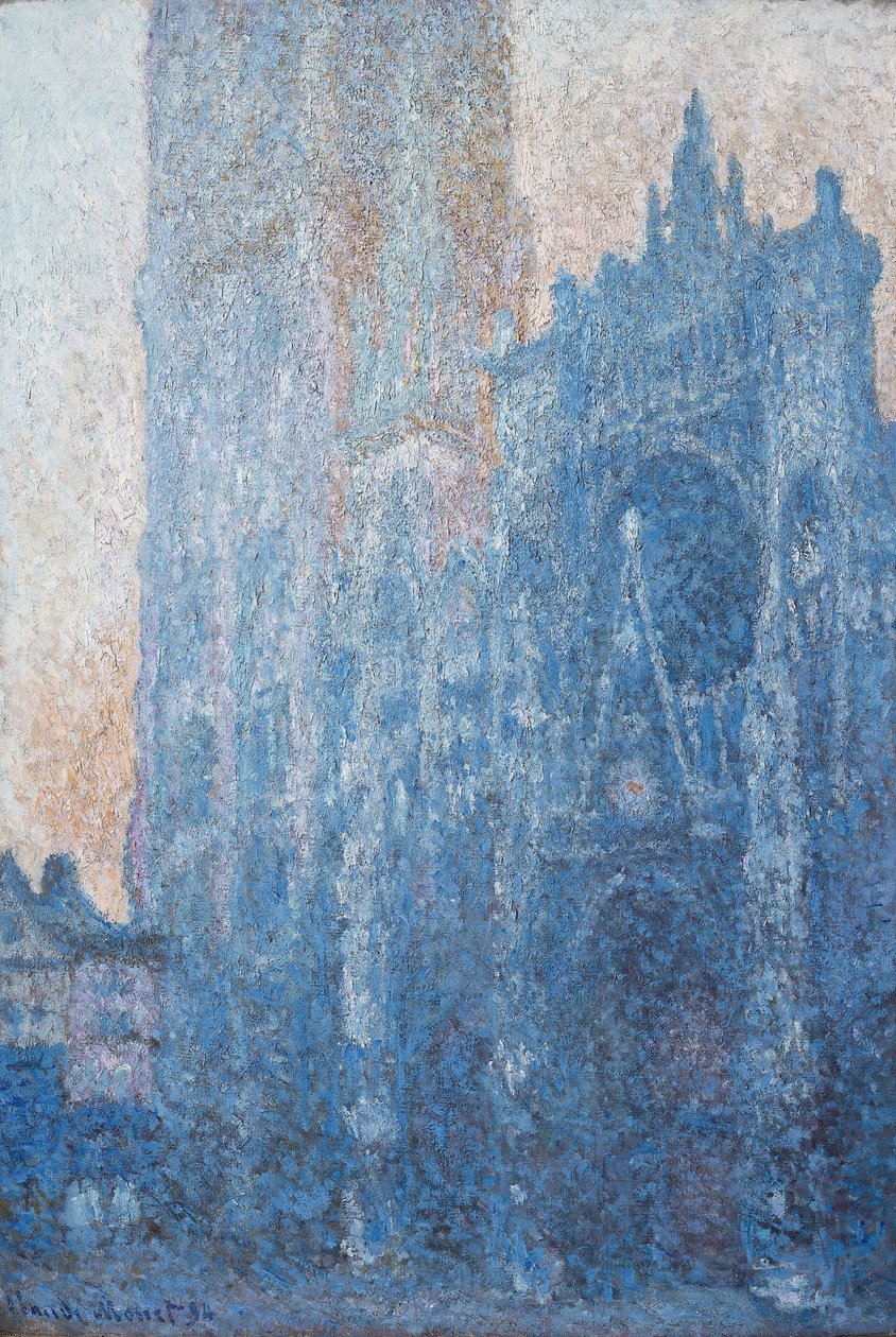 Rouenská katedrála, portál, ranní světlo od Claude Monet