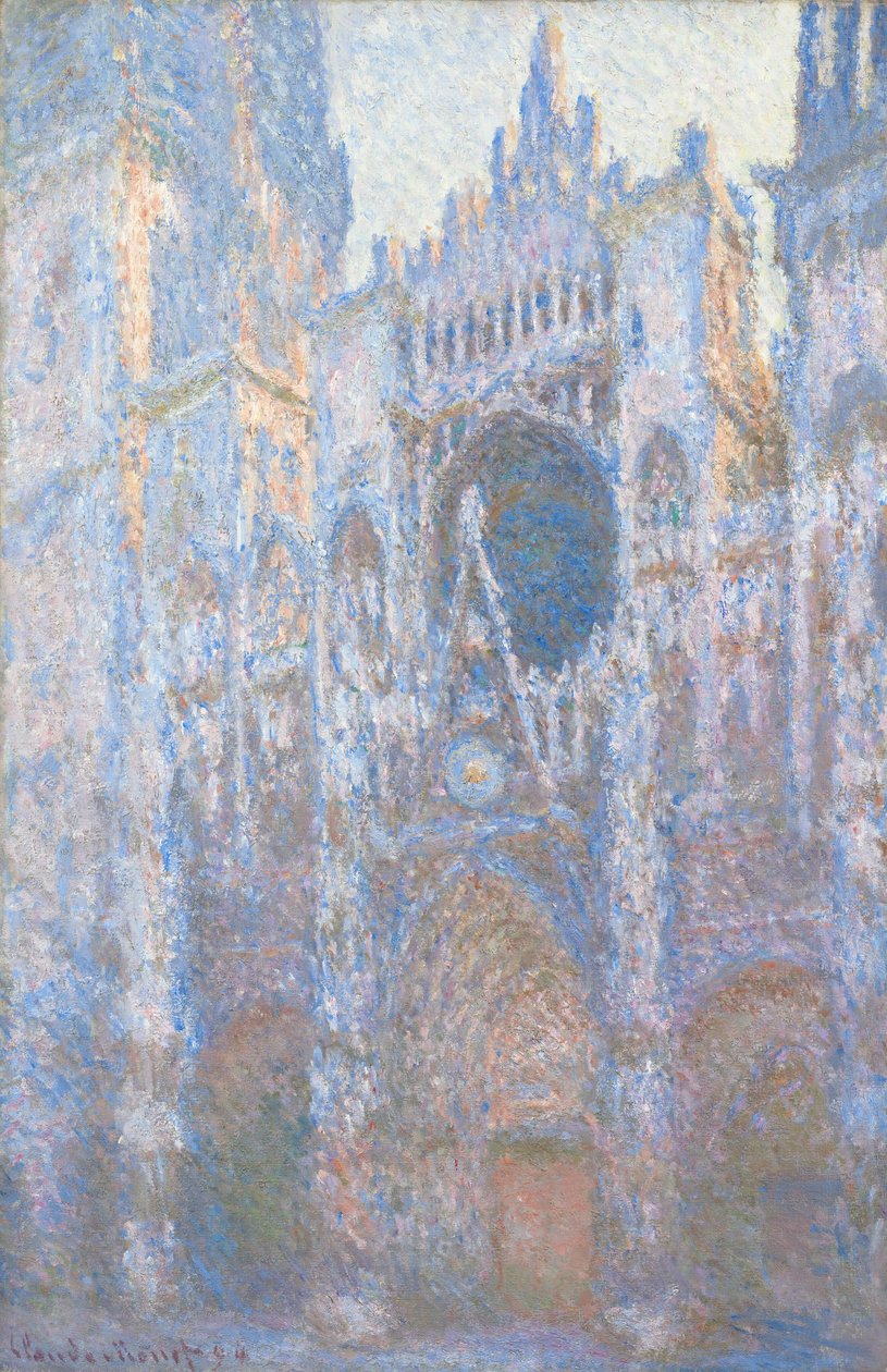 Katedrála v Rouen, západní fasáda od Claude Monet