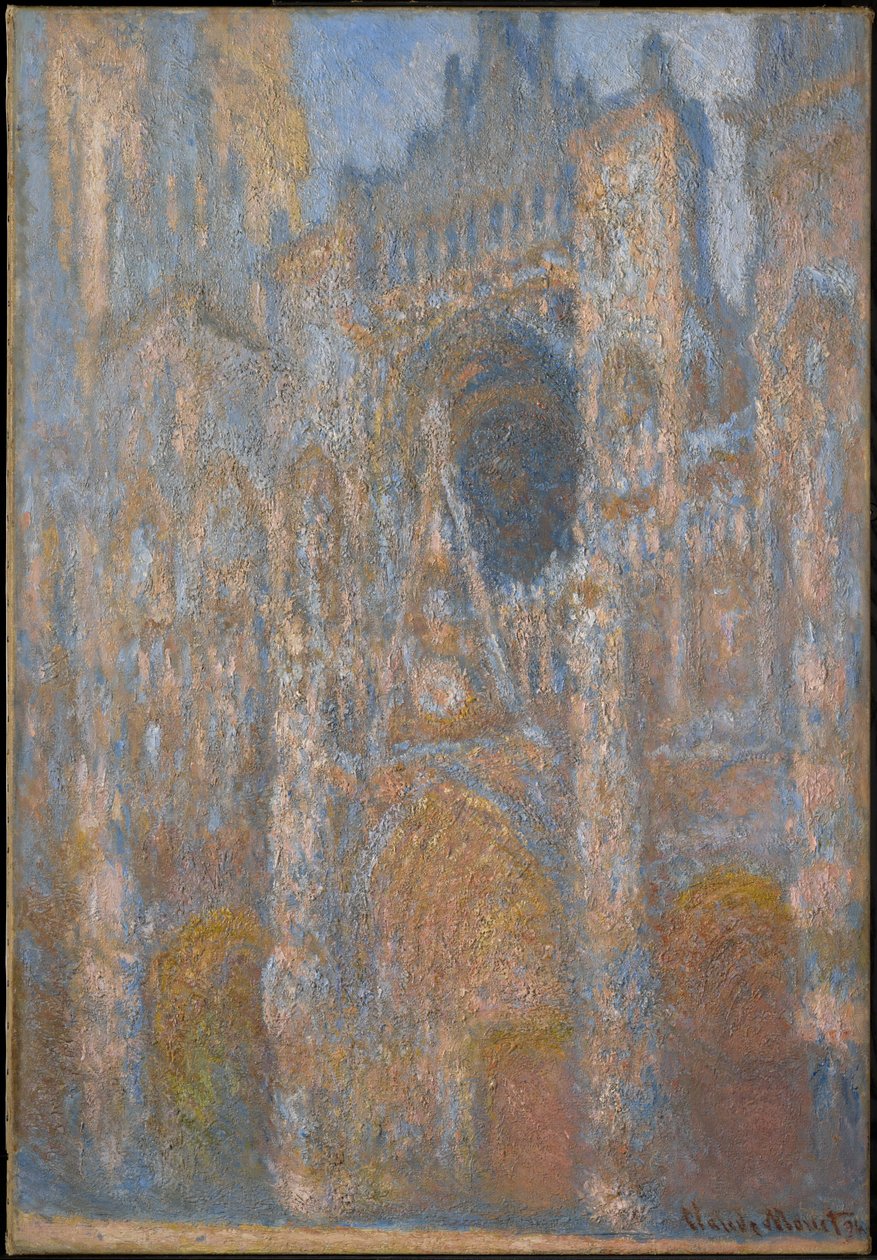 Katedrála v Rouenu, fasáda ve slunečním světle od Claude Monet