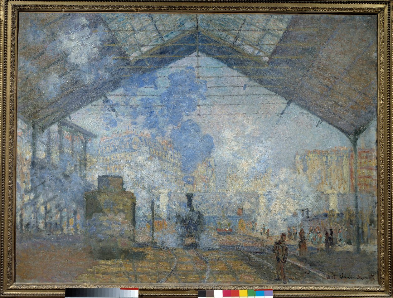 Vlakové nádraží Saint Lazare od Claude Monet