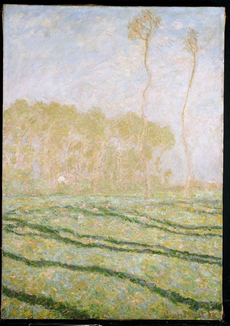Jarní krajina v Giverny, 1894 od Claude Monet