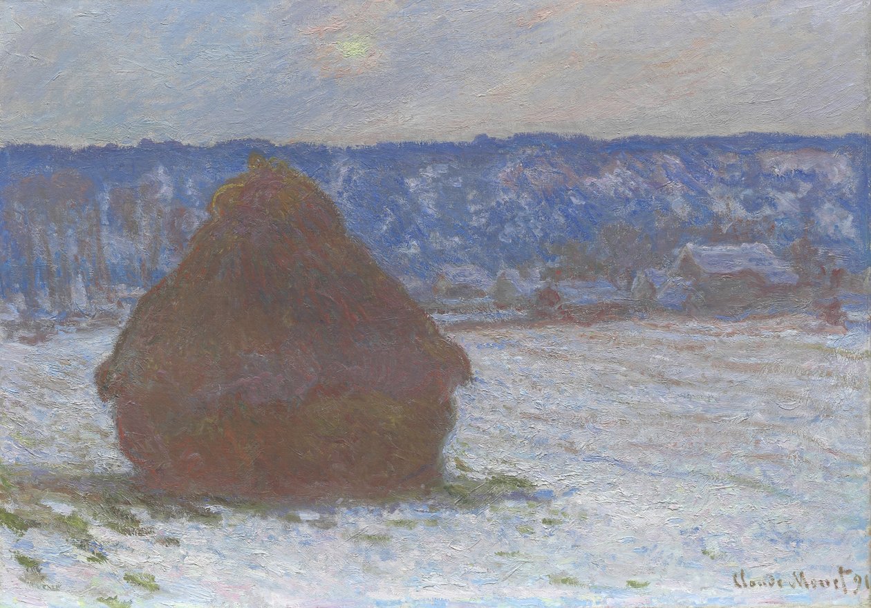 Zásobník pšenice od Claude Monet