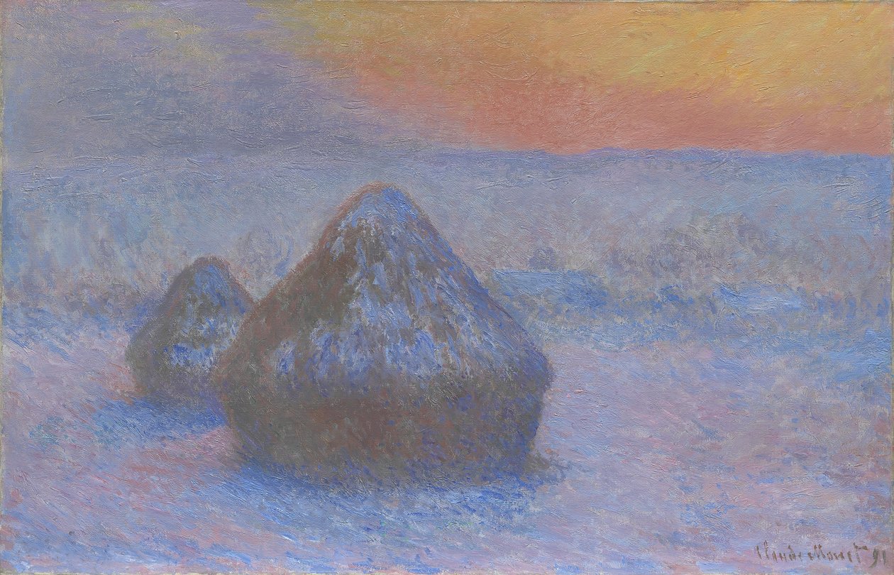 Stohy pšenice od Claude Monet