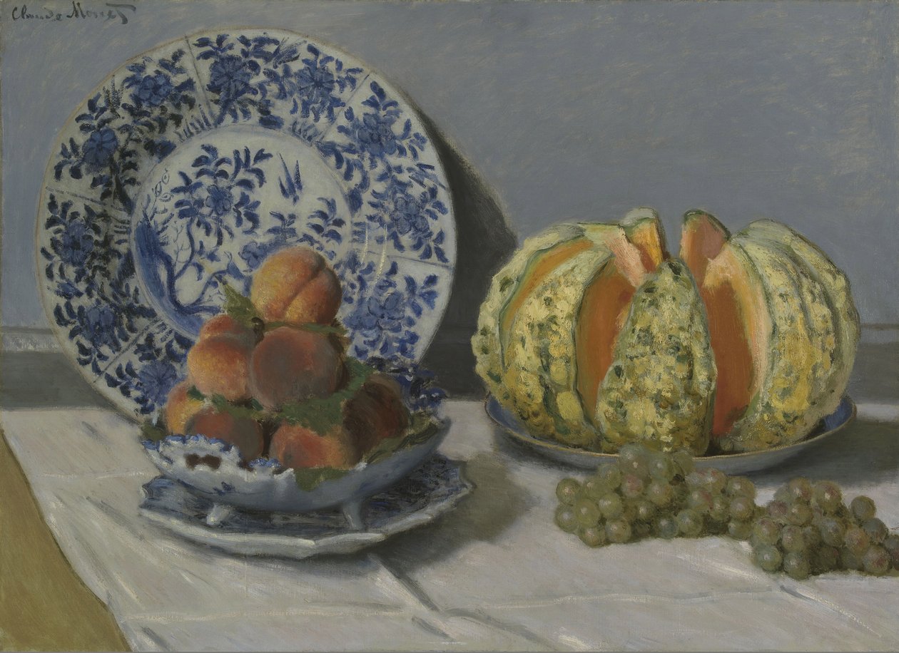 Zátiší s melounem od Claude Monet