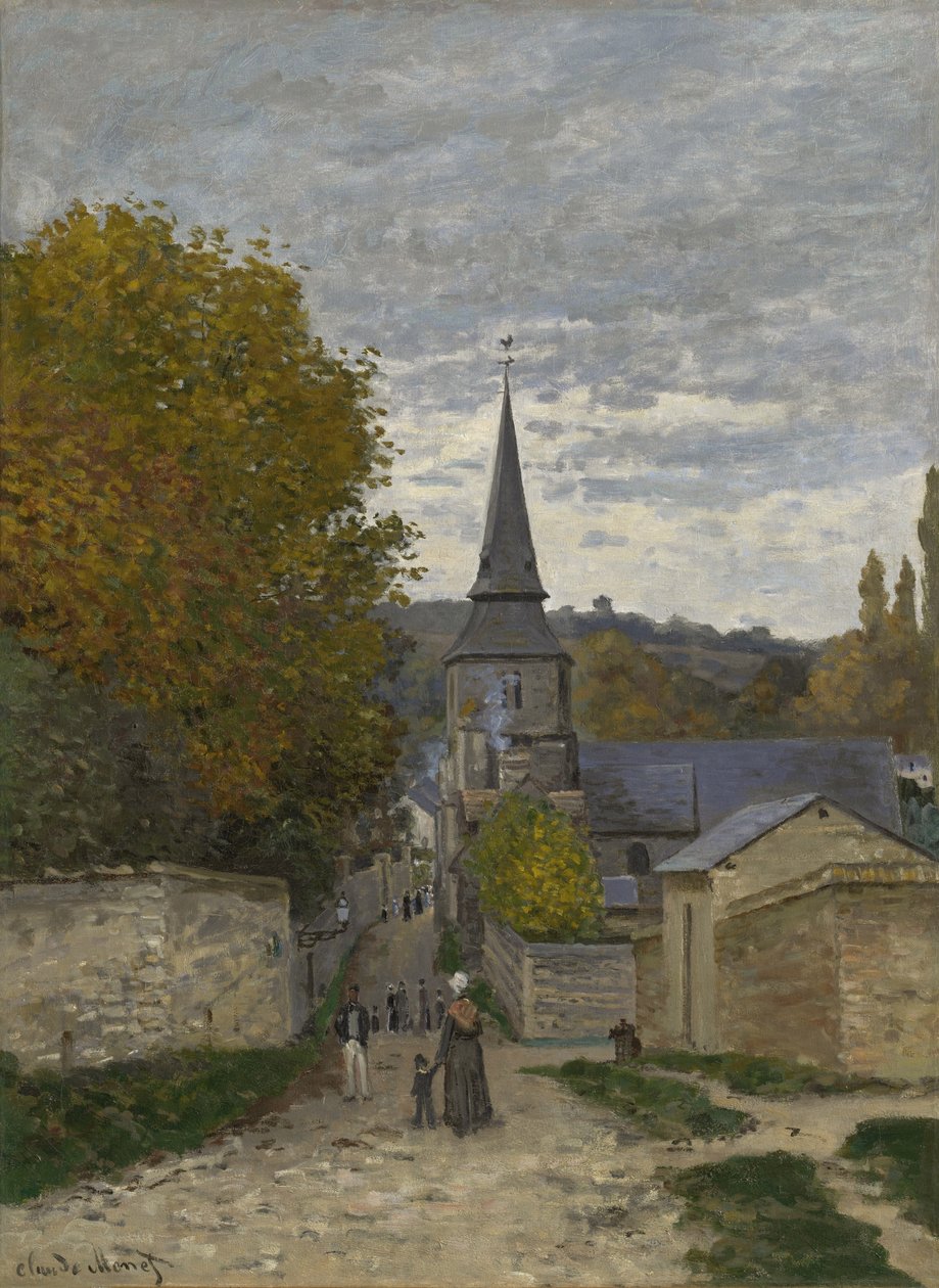 Ulice v Sainte-Adresse, 1867 od Claude Monet