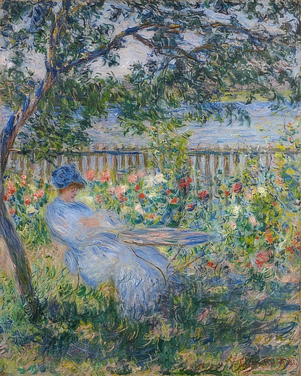 Terasa ve Vétheuil. 1881 od Claude Monet