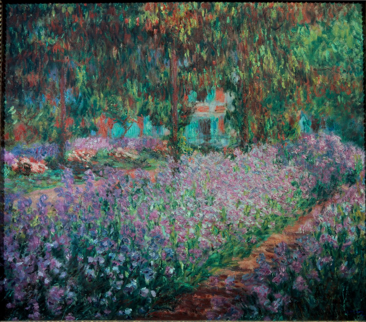 Umělcova zahrada v Giverny od Claude Monet