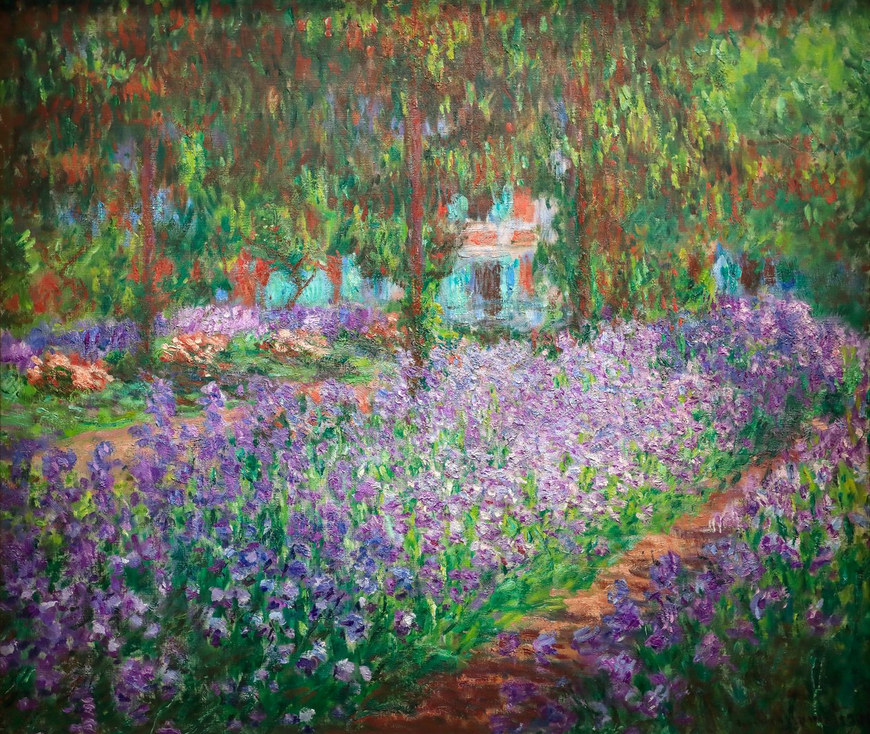 Umělcova zahrada v Giverny od Claude Monet