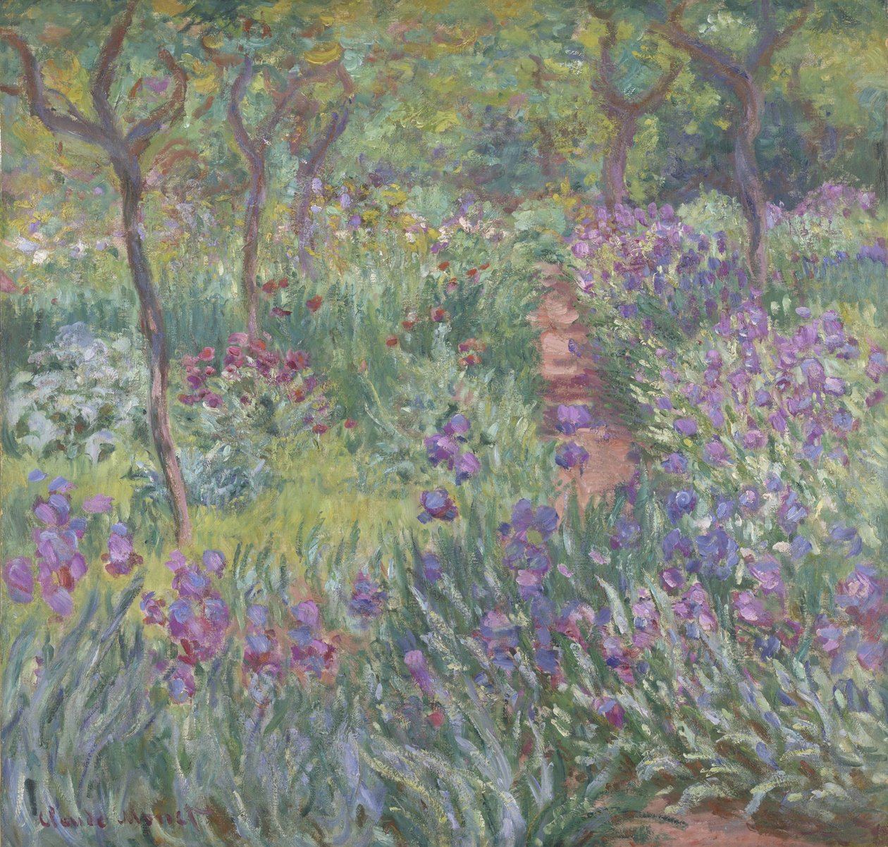 Umělcova zahrada v Giverny od Claude Monet