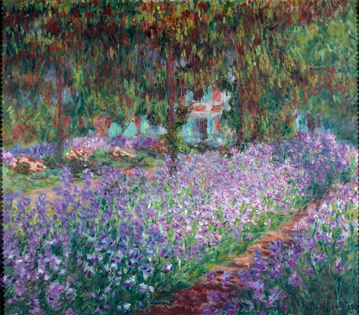 Umělcova zahrada v Giverny od Claude Monet