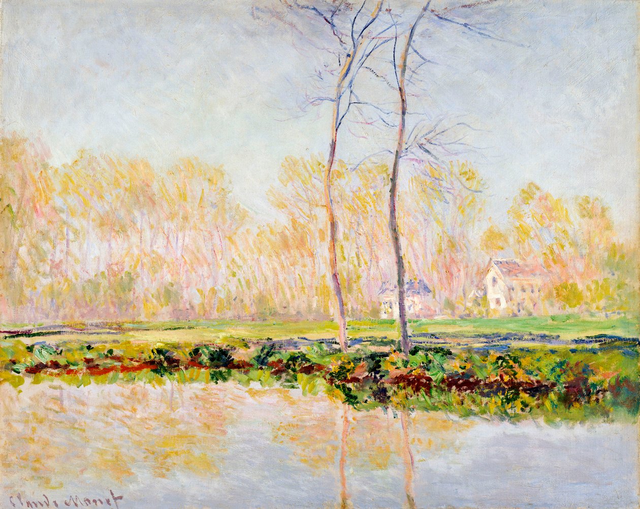 Břehy řeky Epte v Giverny, 1887 od Claude Monet