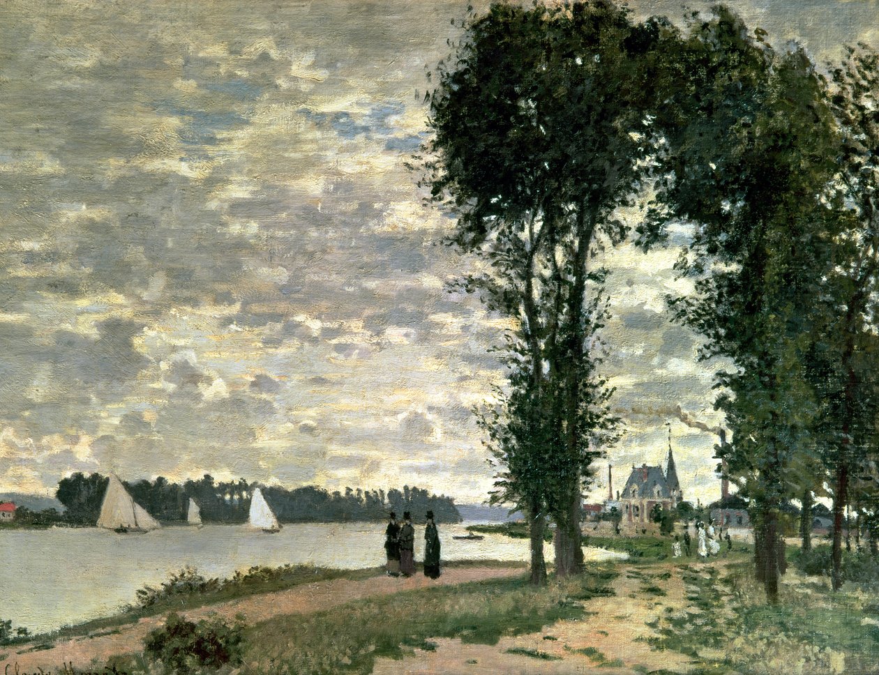 Břehy Seiny v Argenteuil, 1872 od Claude Monet