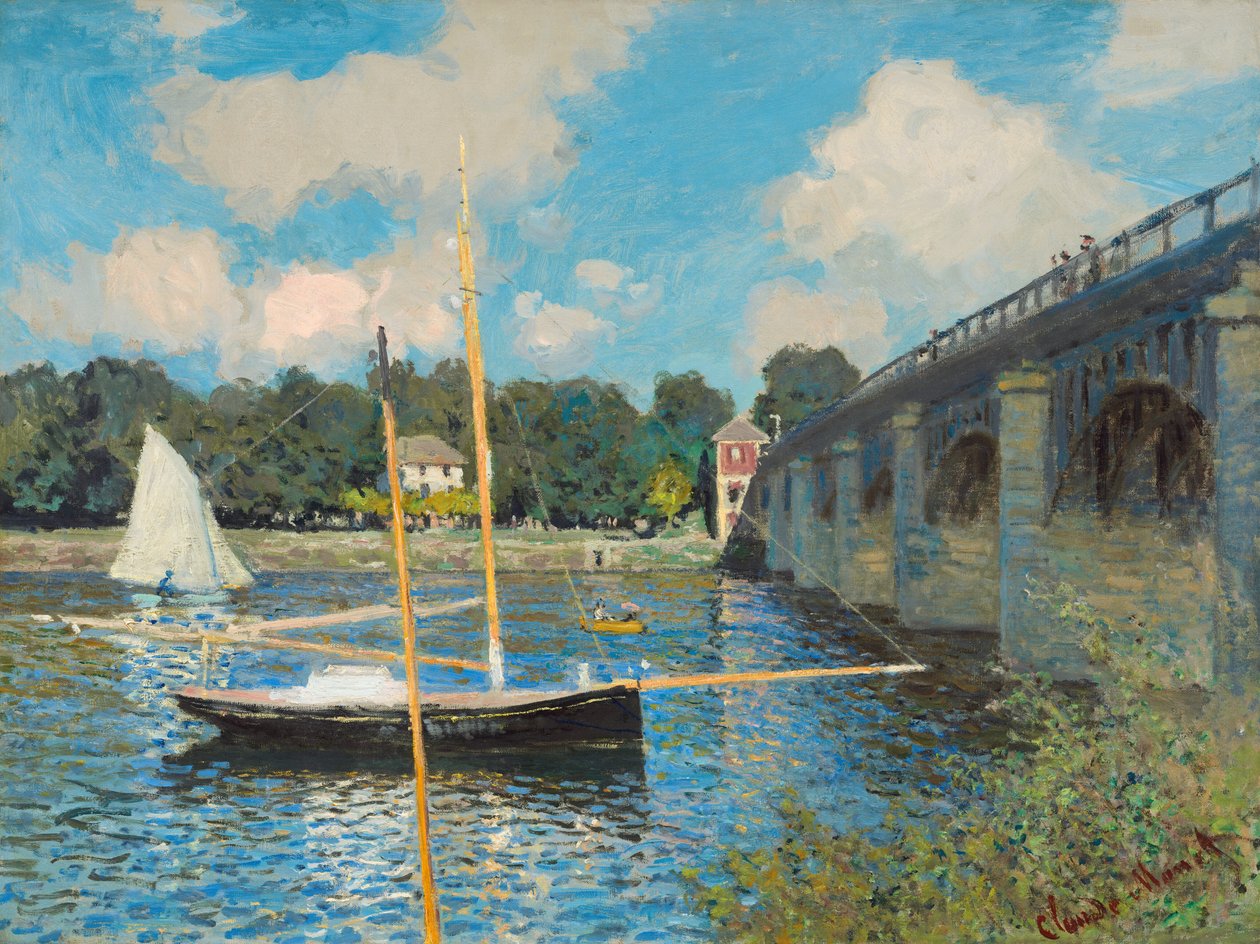 Most v Argenteuil od Claude Monet