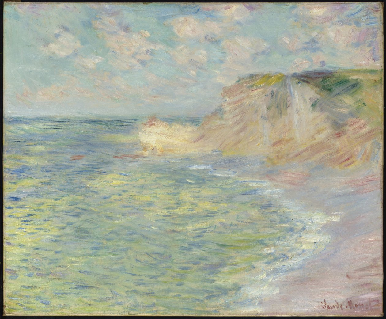 Útes nahoře, 1885 od Claude Monet