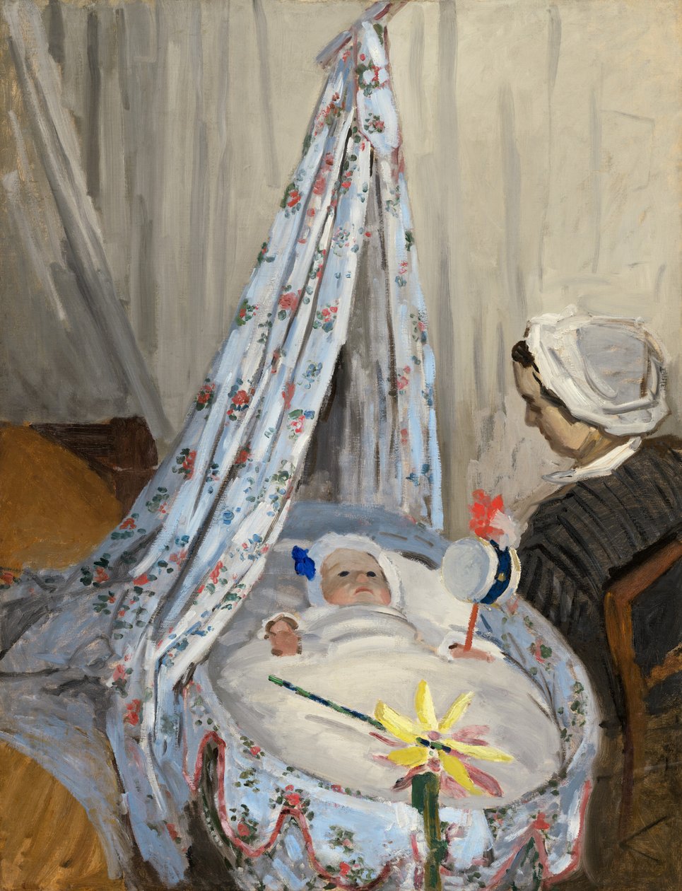 Kolébka - Camille s umělcovým synem Jeanem od Claude Monet