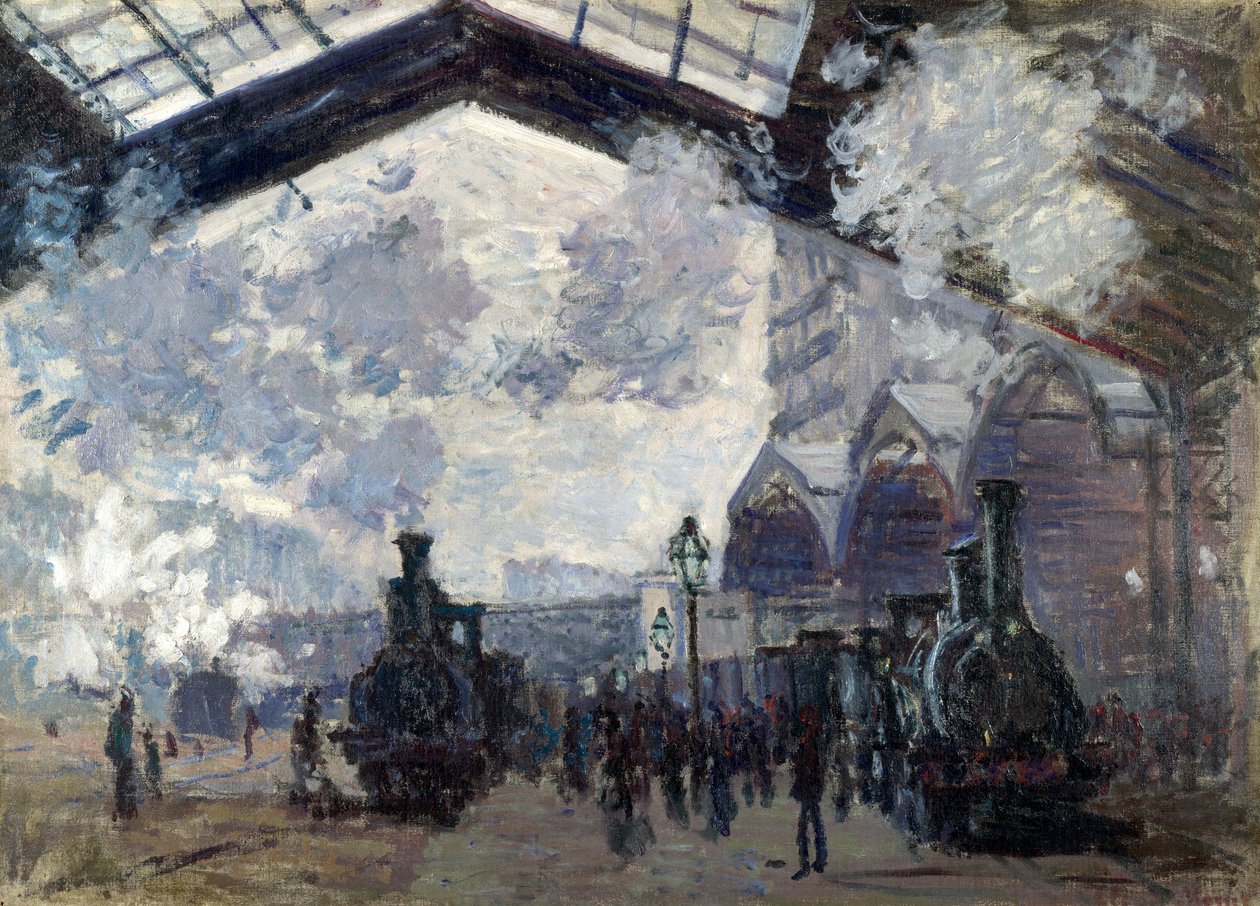 Gare St-Lazare od Claude Monet