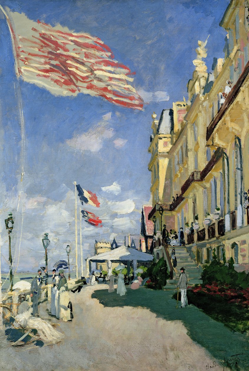 Hotel des Roches Noires v Trouville od Claude Monet