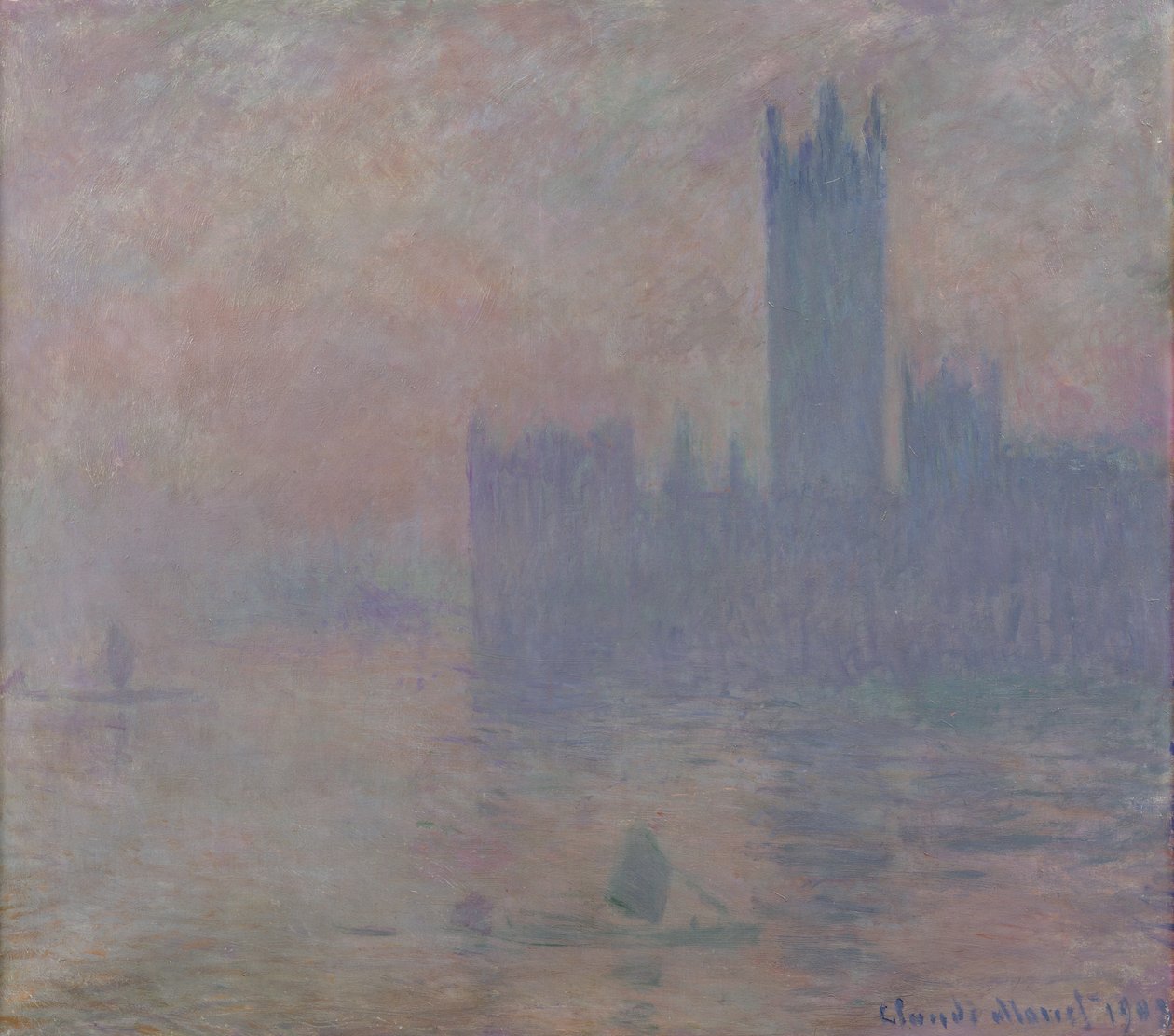 The Houses of Parliament, Londýn, 1903 od Claude Monet