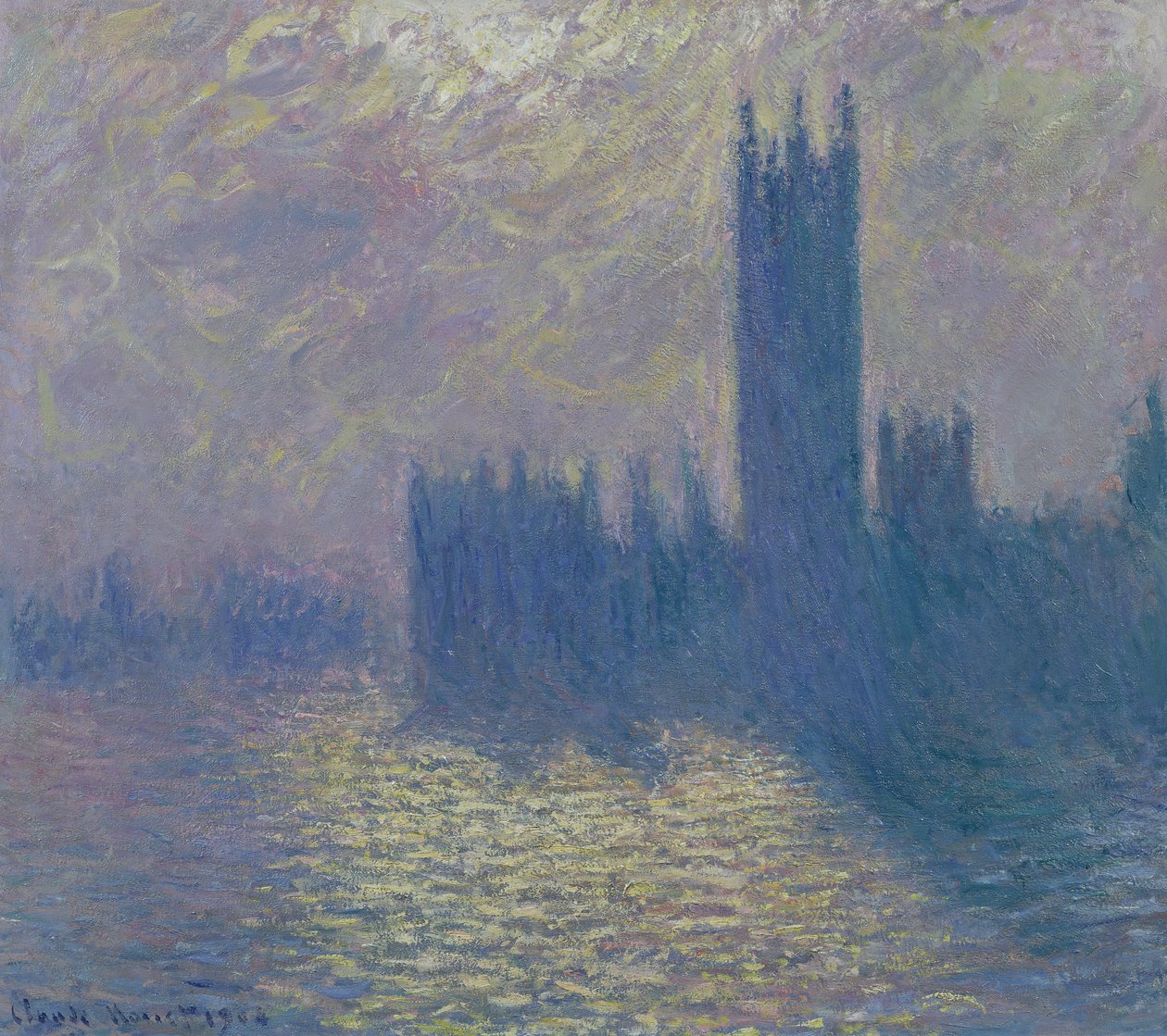 The Houses of Parliament, Stormy Sky, 1904 od Claude Monet