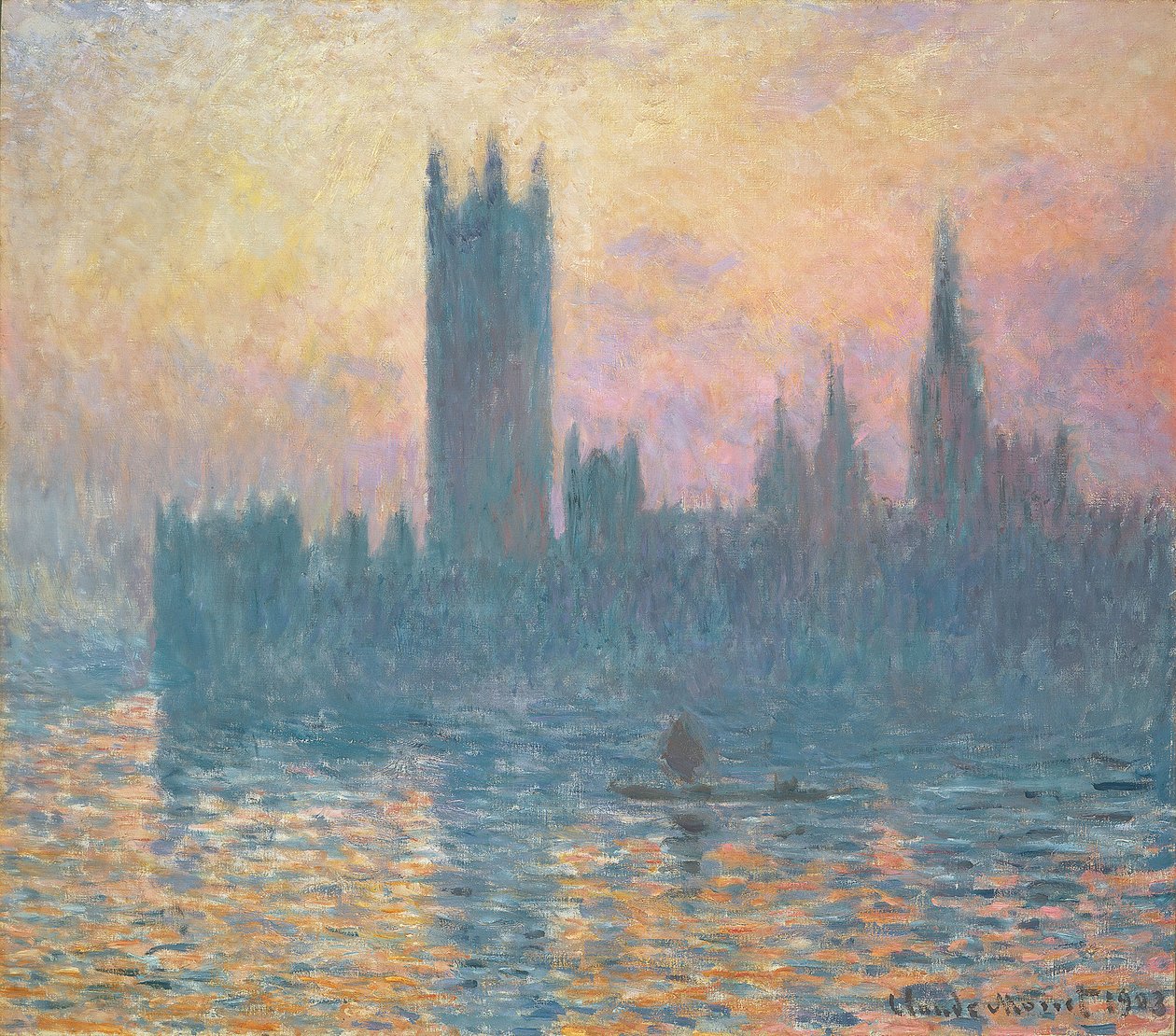 The Houses of Parliament, Sunset, 1903 od Claude Monet