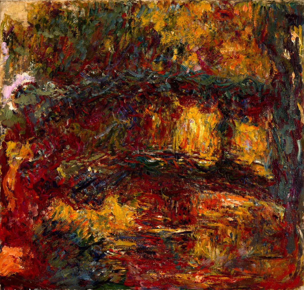 Japonský most, 1923 od Claude Monet
