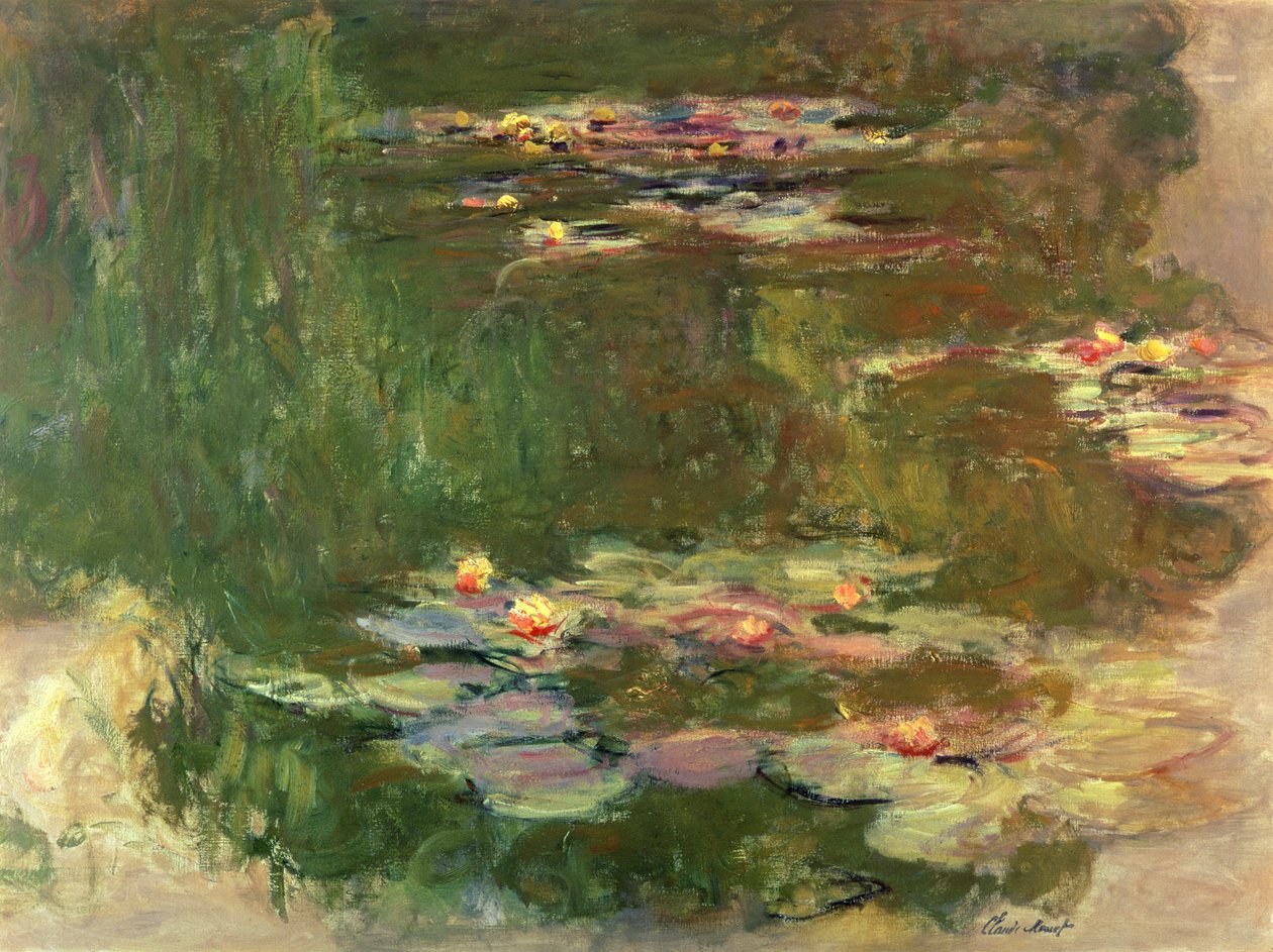 Lily Pond, kolem roku 1917 od Claude Monet