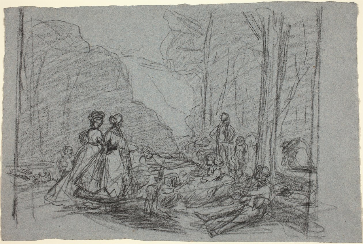 Oběd v trávě, c. 1865. od Claude Monet
