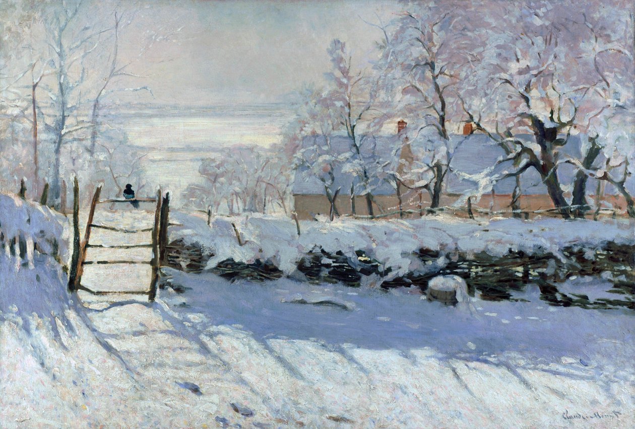 Straka, 1869 od Claude Monet