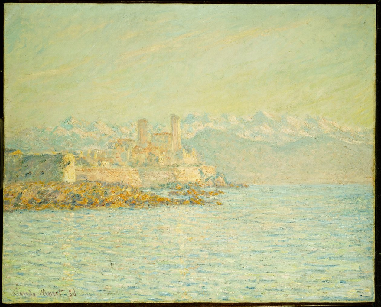 Stará pevnost v Antibes (olej na plátně) od Claude Monet