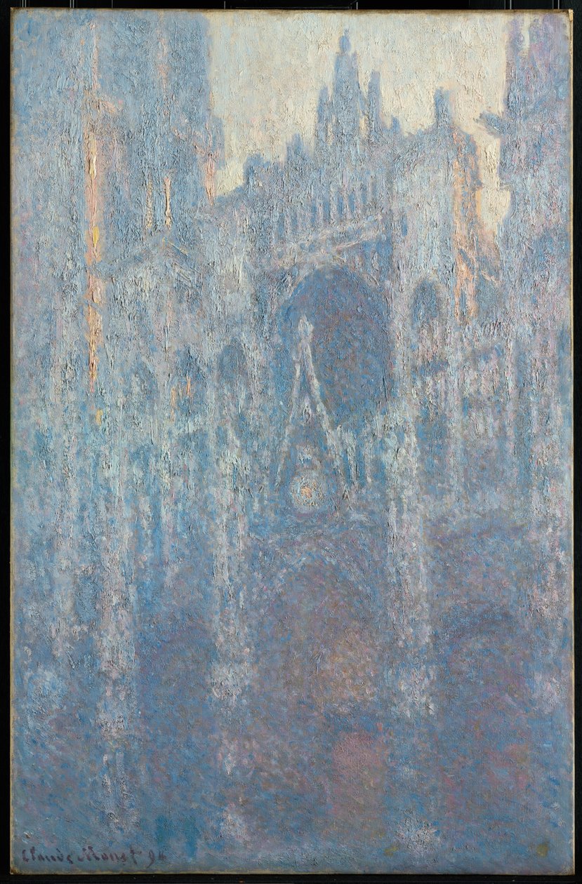 Portál katedrály v Rouenu v ranním světle od Claude Monet
