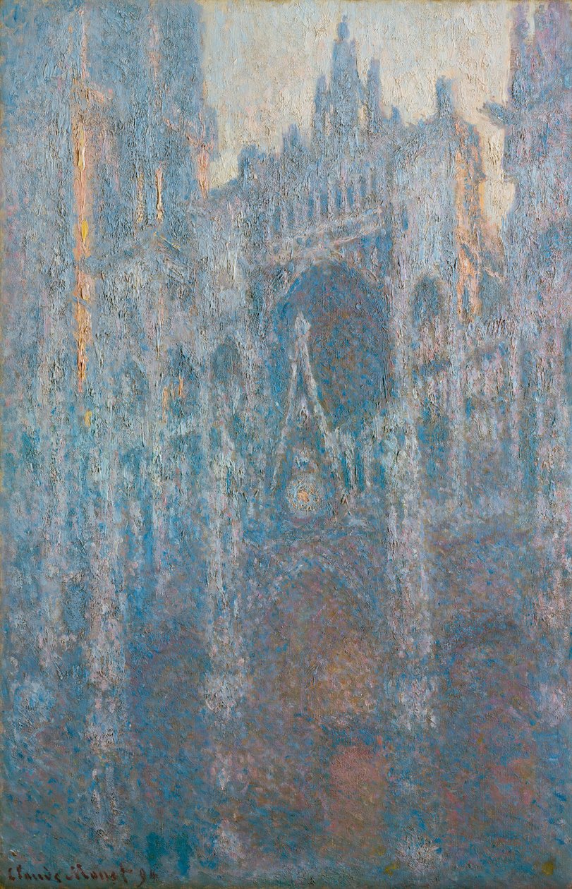 Portál rouenské katedrály v ranním světle, 1894 od Claude Monet