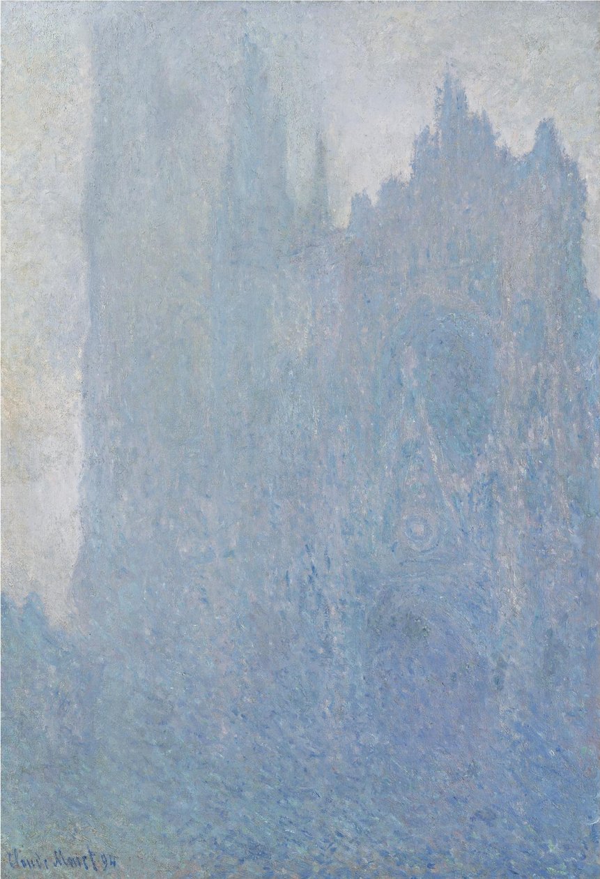 Katedrála v Rouenu v mlze, 1893 od Claude Monet
